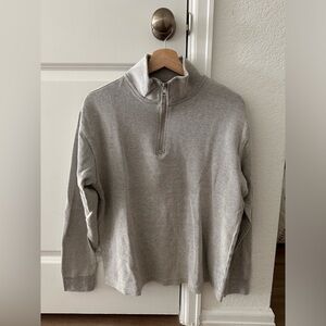 Old Navy Men's Zip-Up Sweater in Light Gray